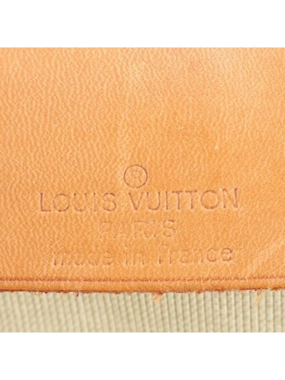Louis Vuitton Monogram Sirius 55 Leather Boston Bag Tote Carry
